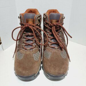Timberland Anti-Fatigue Lite Mid Hiking Boots Sneaker Brown/Suede Sz: Mens 8.5